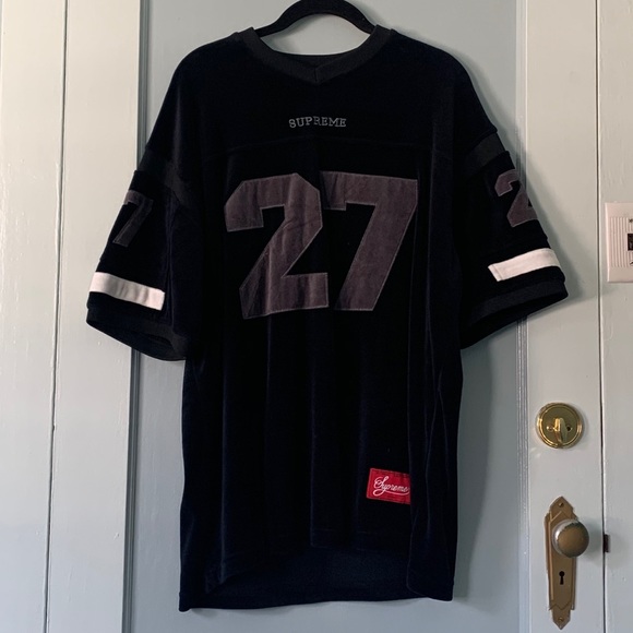 Supreme Velour Jersey Black